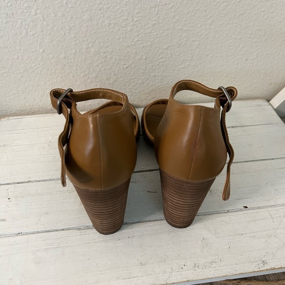 Lucky Brand Brown Woven Wedge Sandals - Picture 4 of 7